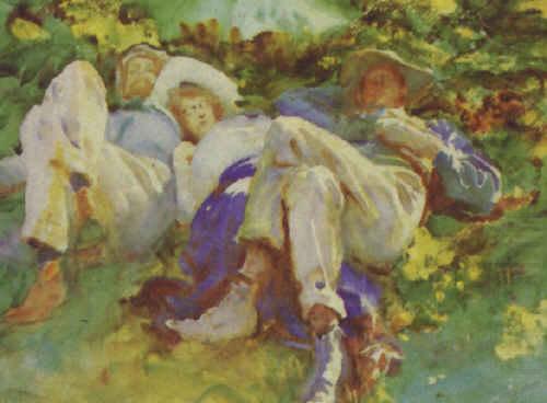 The Siesta, John Singer Sargent